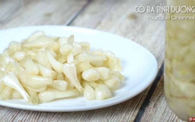 bí quyết ngâm củ kiệu trắng giòn cực kỳ đơn giản