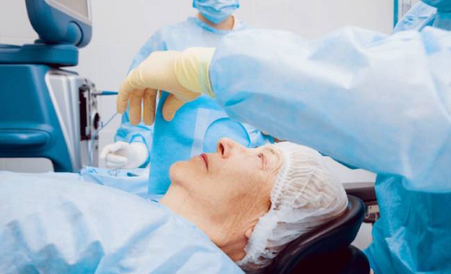 thời điểm phẫu thuật bệnh cườm khô