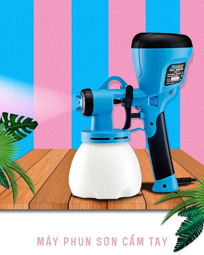 Thiết bị phun sơn cầm tay nhỏ gọn